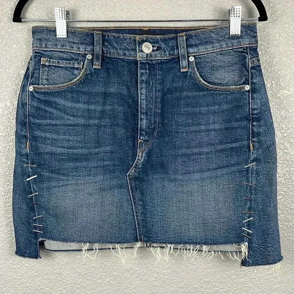 Hudson Jeans Viper Mini Skirt Studs Staples size 27